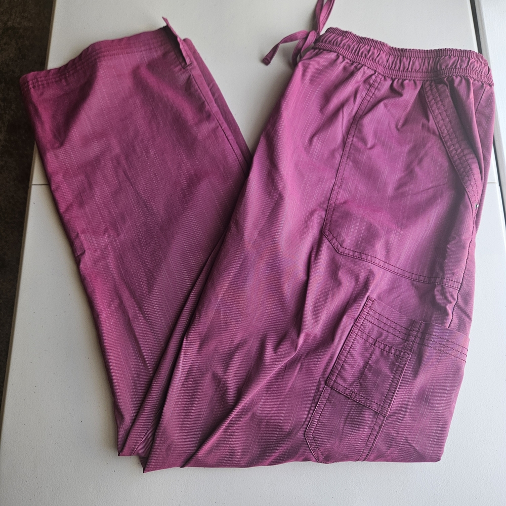 Dickies Women's Waist 36 Scrub Pants Multiple Pockets Elastic Waist